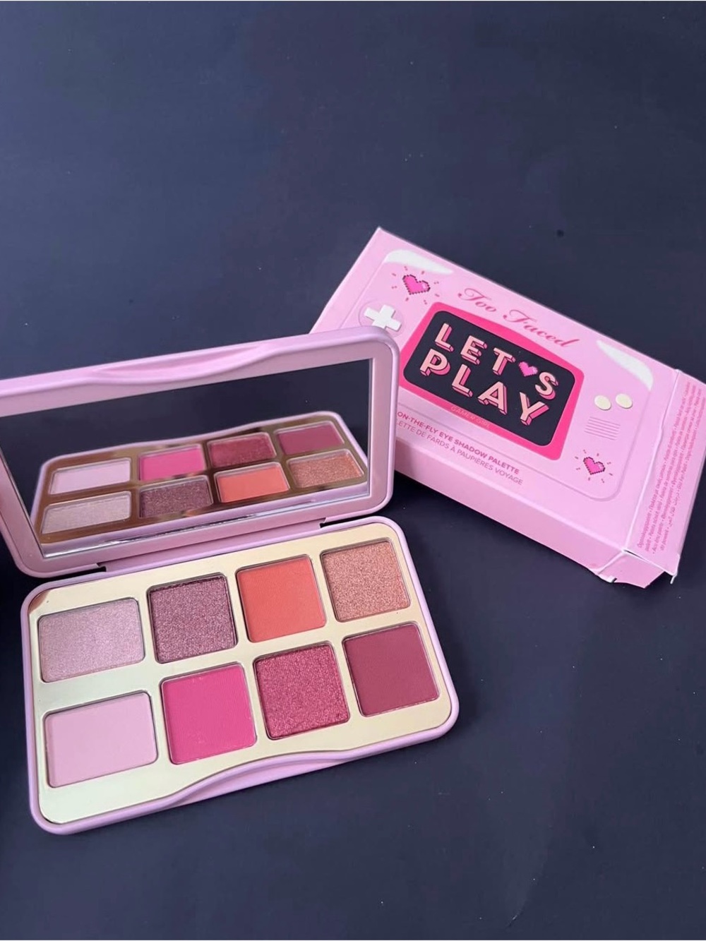 Too Faced LET'S PLAY Gamer Girl On The Fly Eyeshadow Palette Limited Edition NEW